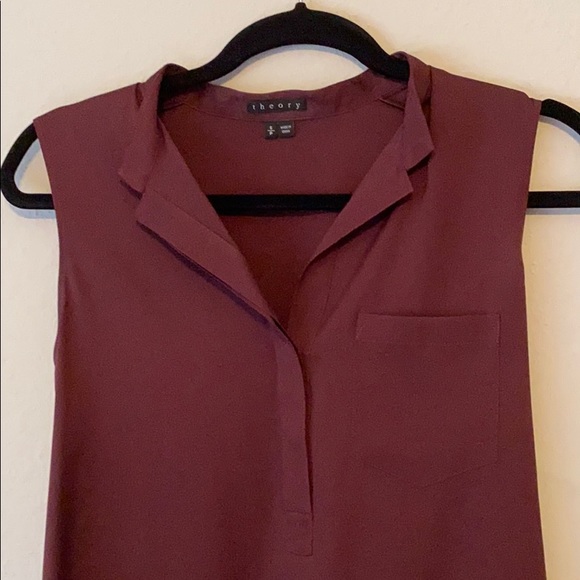 Silk sleeveless blouse - Picture 2 of 2